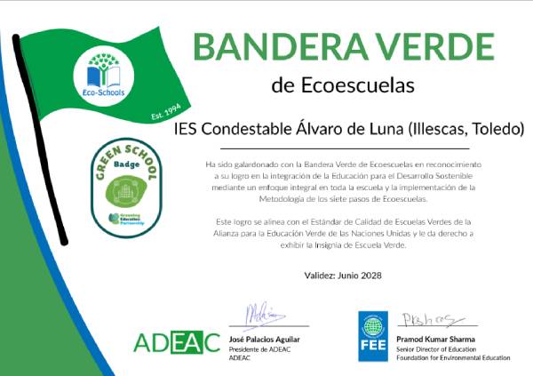 Bandera Verde - Ecoescuelas